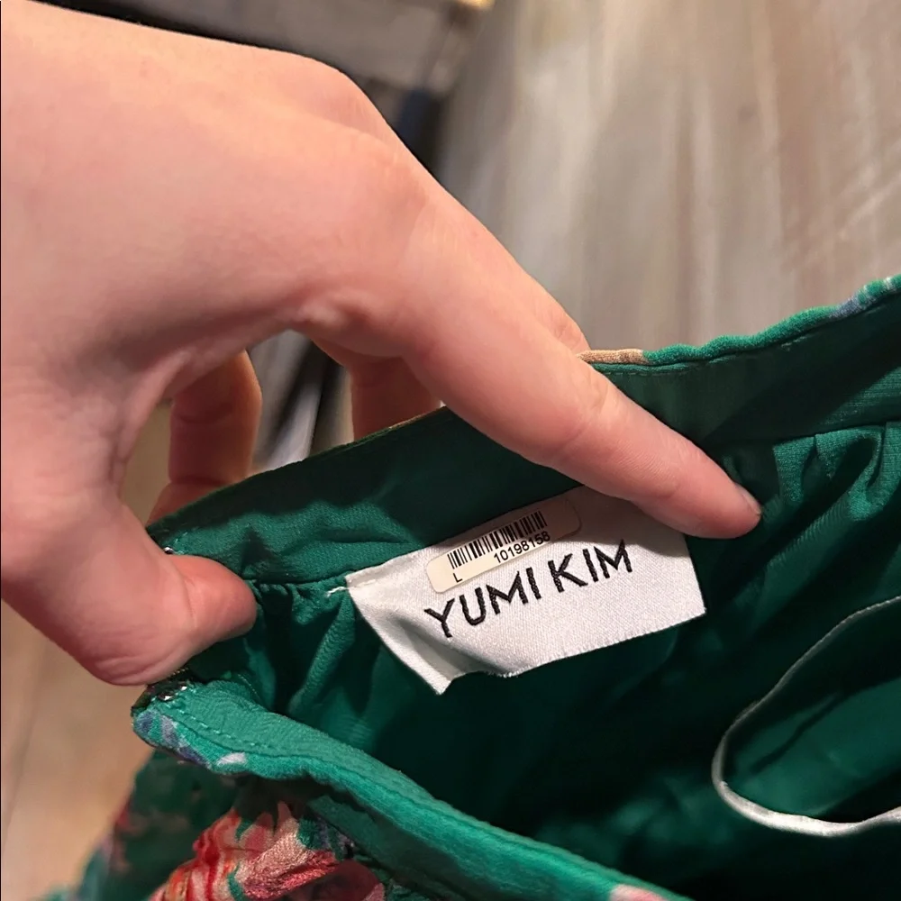 YUMI KIM TRACY Wonderful World Green maxi dress size L - Picture 7 of 14